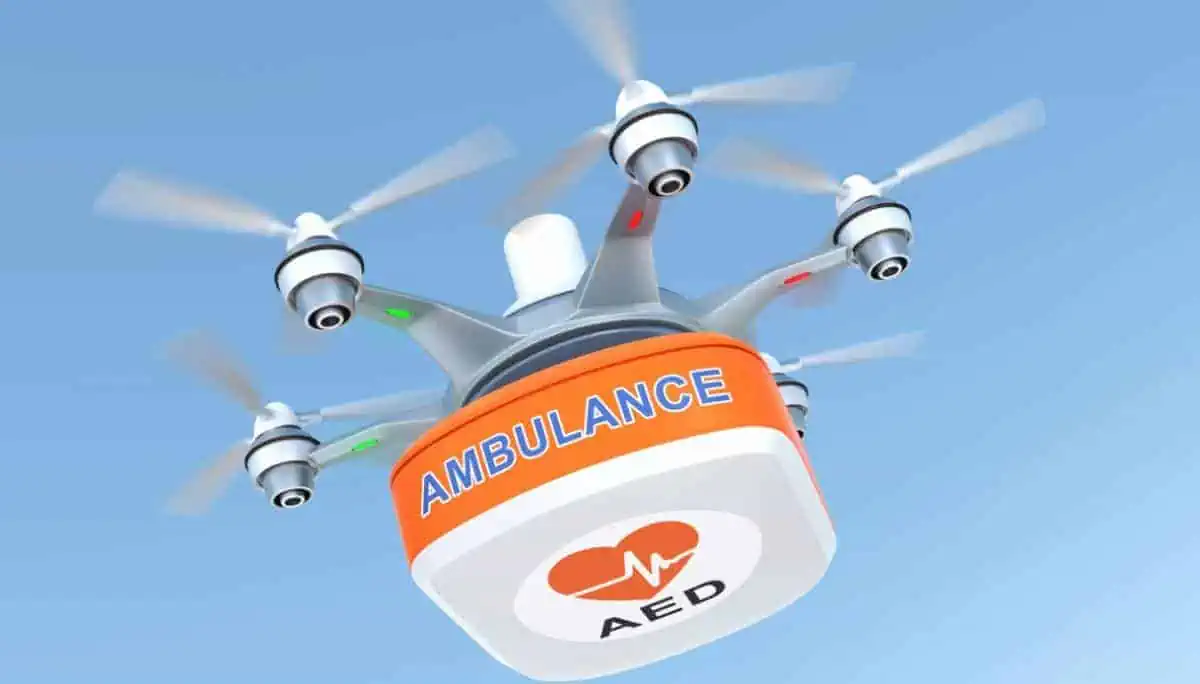 Droni per trasporto defibrillatori