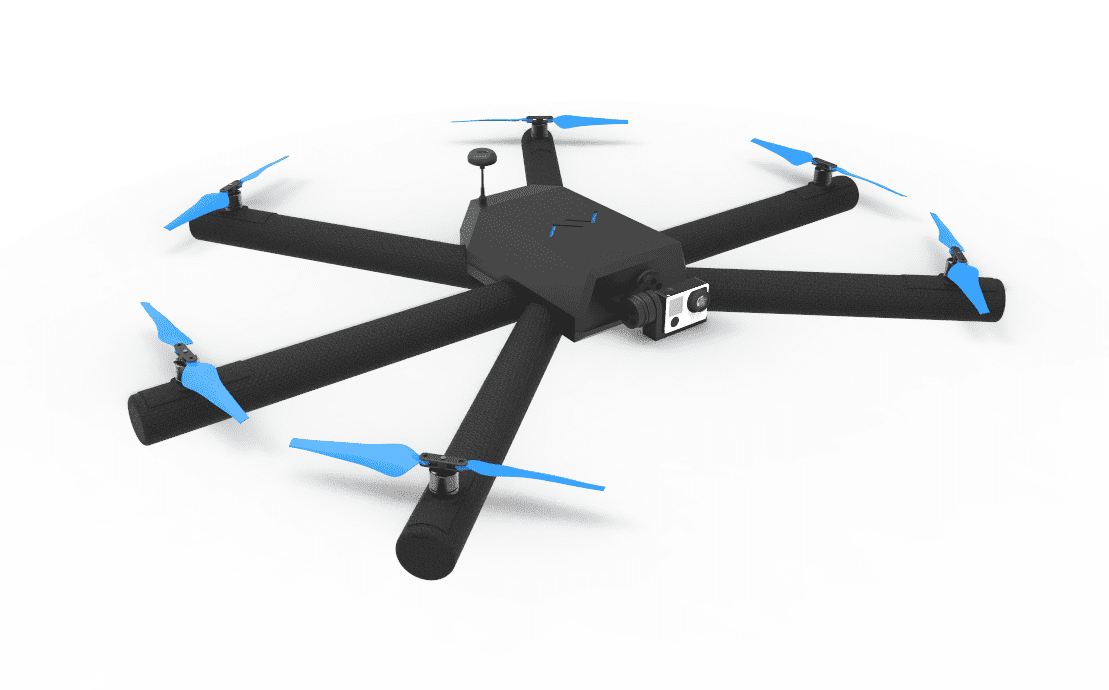Il drone gonfiabile diodon