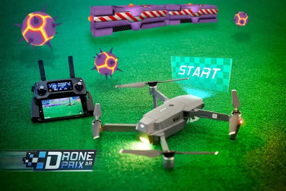 DronePrix AR, App DronePrix AR, gioco a realtà aumentata per droni dji,