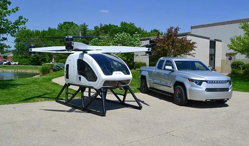 drone surefly per il trasporto di persone