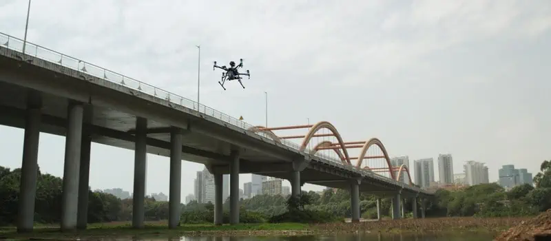 ispezione dei ponti ferroviari con i droni, ispezione ponti con droni,