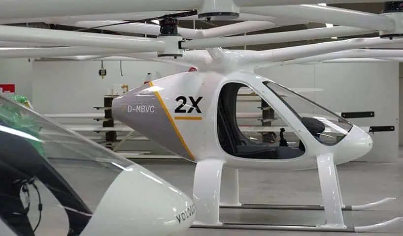 Drone per trasporto di persone Volocopter