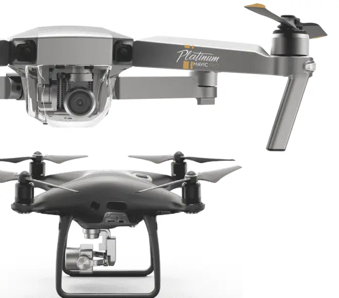 dji mavic pro platinum, dji phantom 4 pro obsidian,