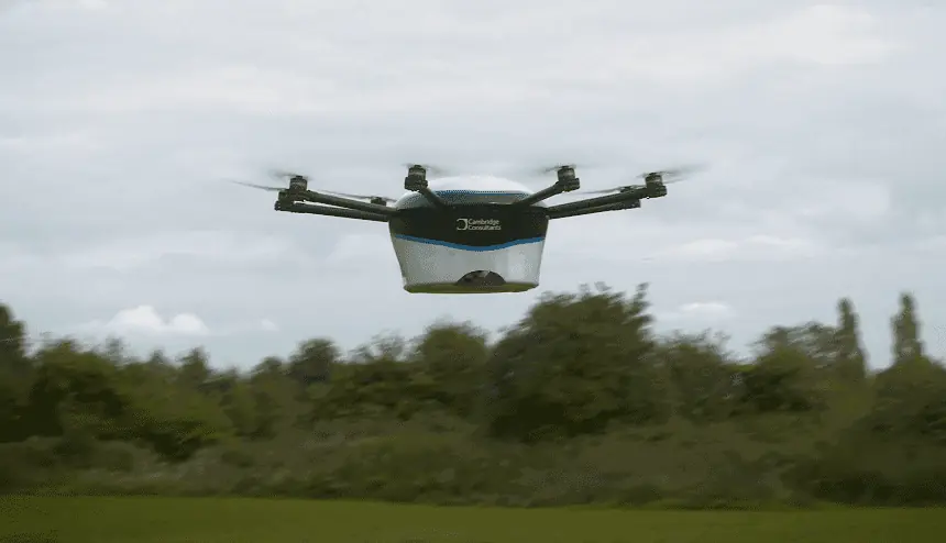 Il drone per le consegne urgenti, drone per consegne, drone devilair,