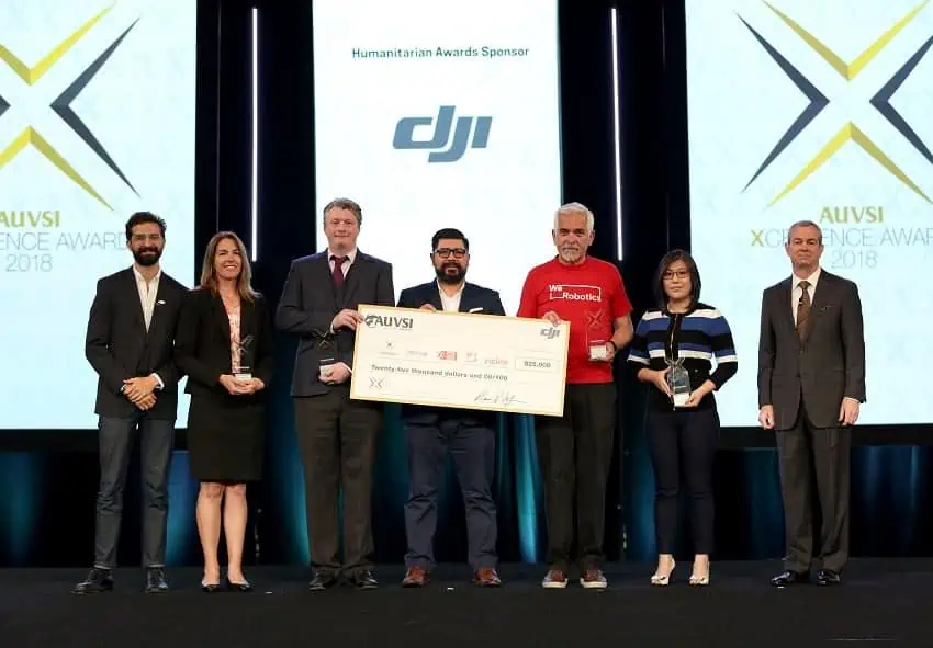 Premio AUVSI XCELLENCE per droni umanitari, droni umanitari,
