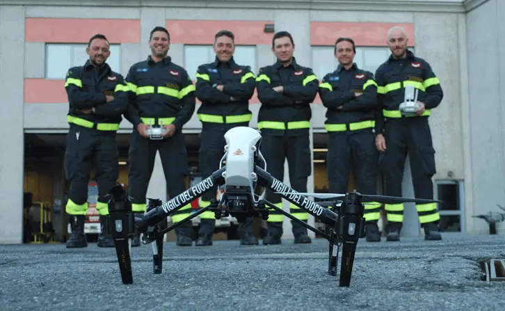 Drone dei Vigili del Fuoco