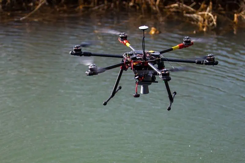 Droni per il controllo di fiumi