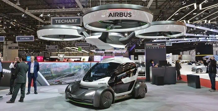 Auto Drone Pop Up di Airbus