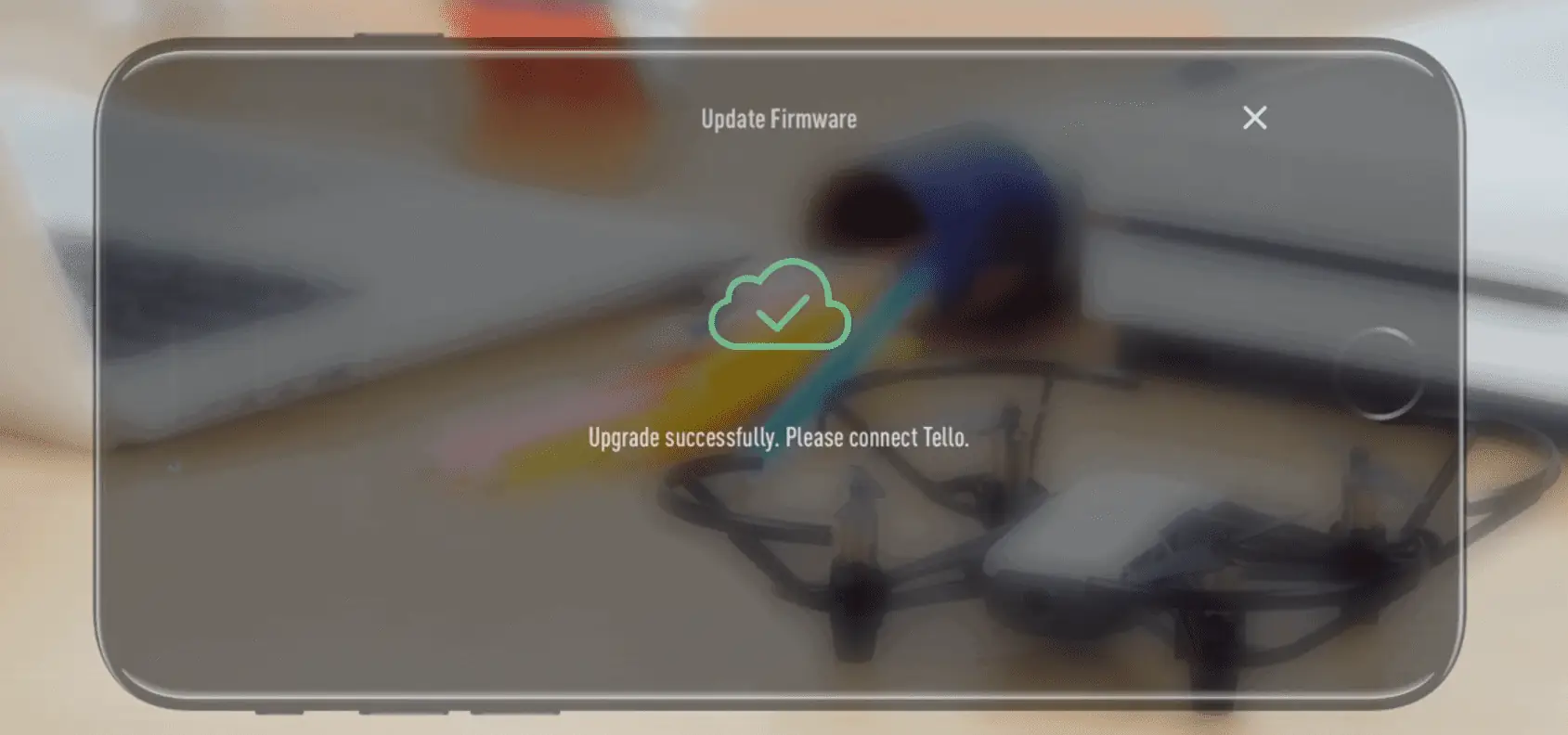 Aggiornamento Firmware Drone Tello