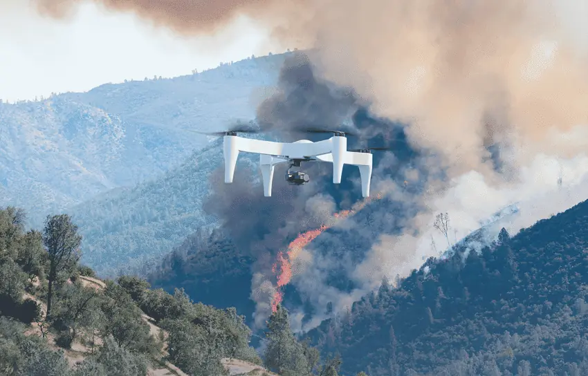 Drone con una autonomia di volo di due ore