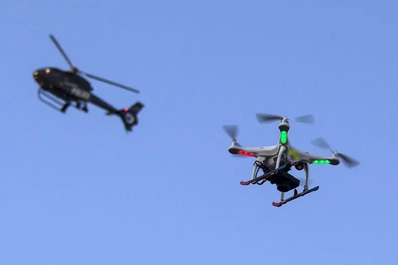 Drone non autorizzato in volo a Courmayeur