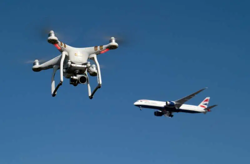 Drone in pista a Malpensa