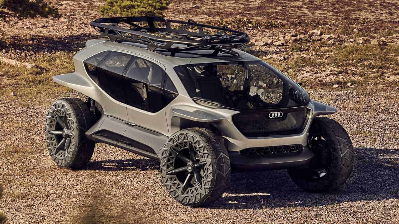 Audi AI Trail quattro con i droni al posto dei fari