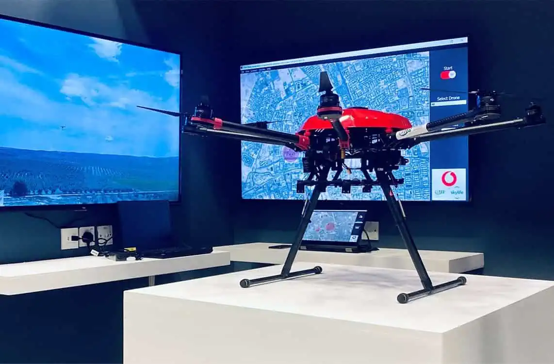 Vodafone investe nella tracciatura dei droni