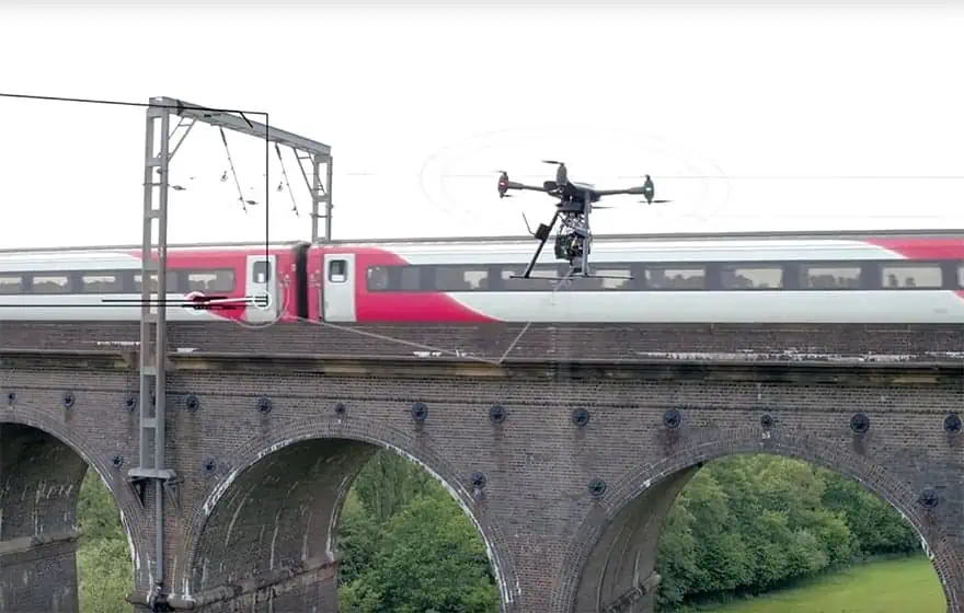 Droni per ispezionare le ferrovie
