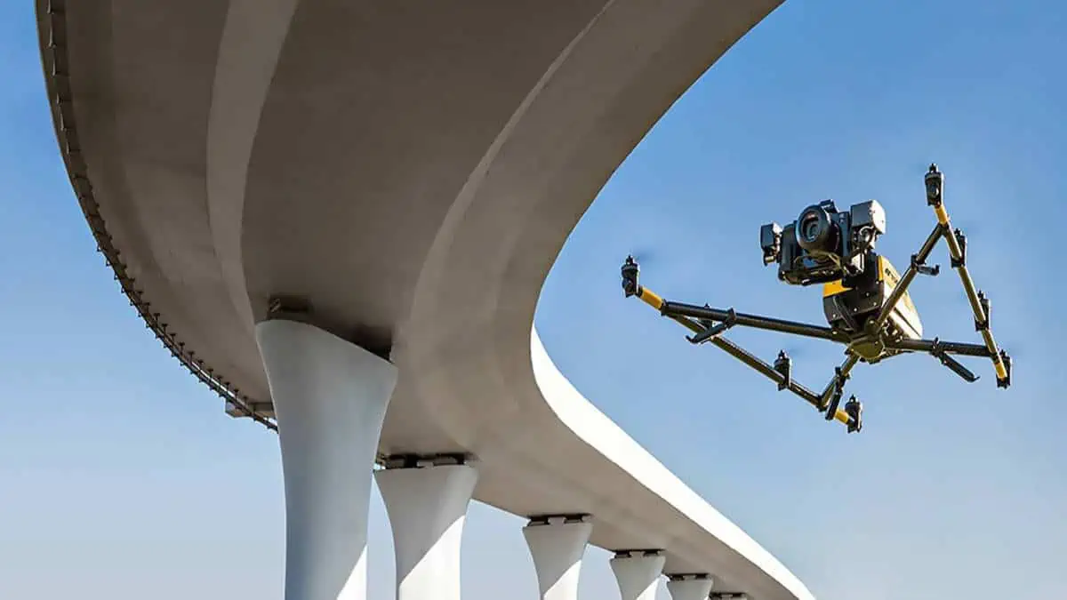 Droni per monitoraggio di ponti e funivie