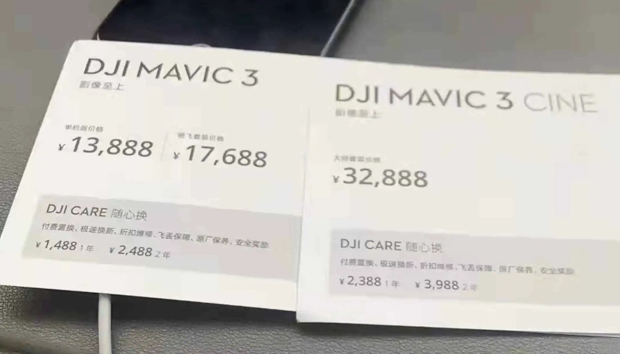 prezzi dji mavic 3