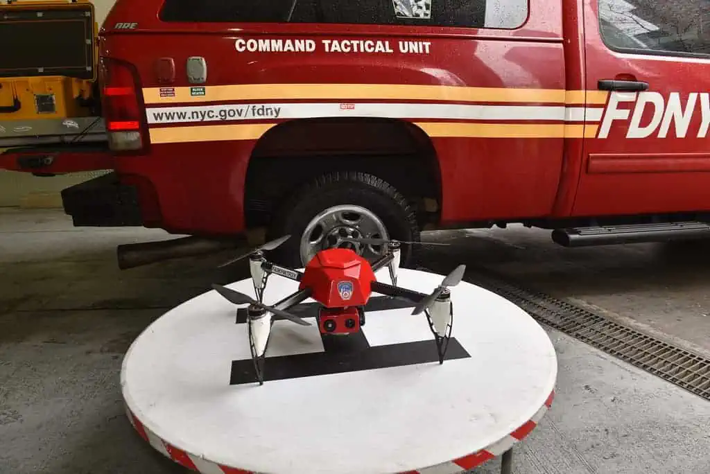New York: droni in supporto ai vigili del fuoco