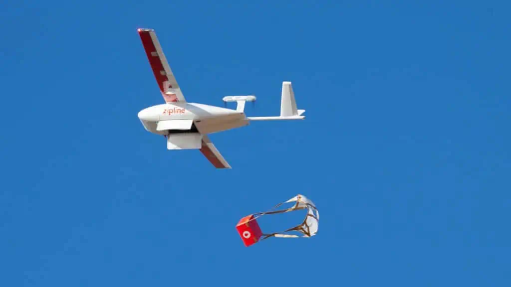 Droni Zipline per consegne di farmaci nello Utah