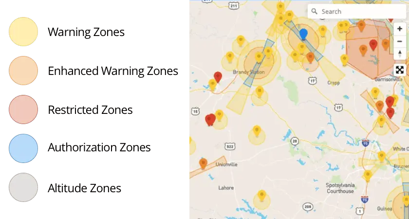 Sbloccare le zone di volo sui droni DJI