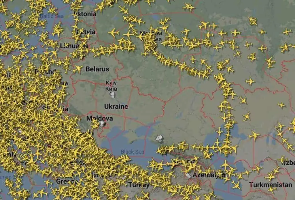 Flightradar il sito per monitorare le rotte di aerei e droni