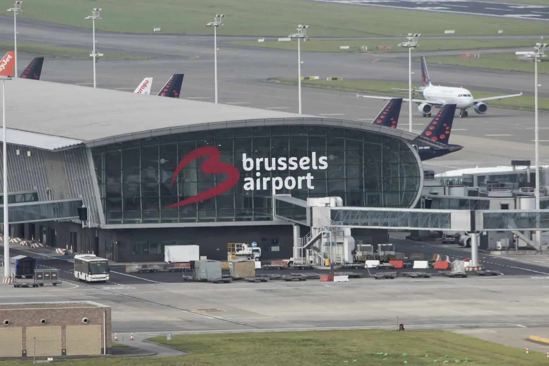 Rete 5G e droni all'aeroporto di Bruxelles