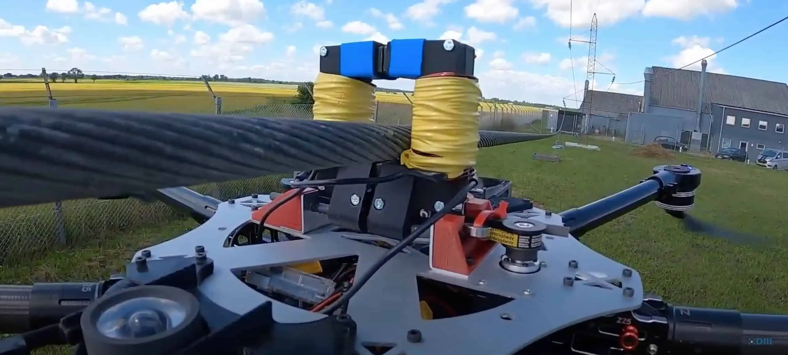 Ricarica batterie droni innovativa in Danimarca
