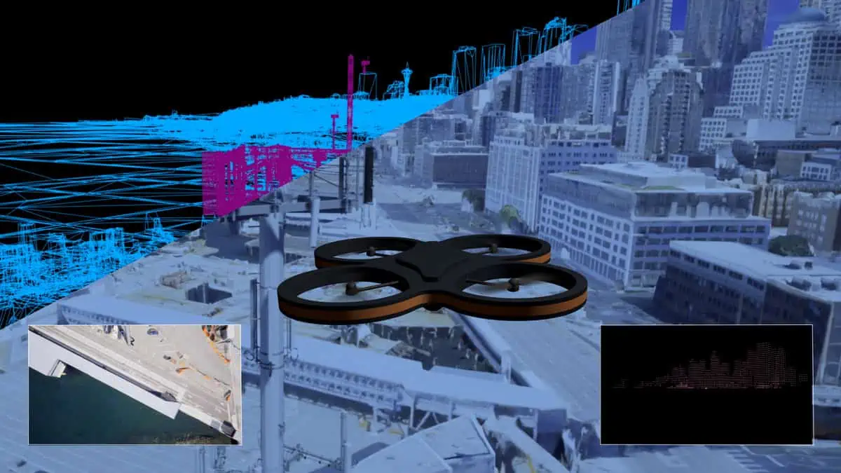 Simulatore di volo Microsoft per droni