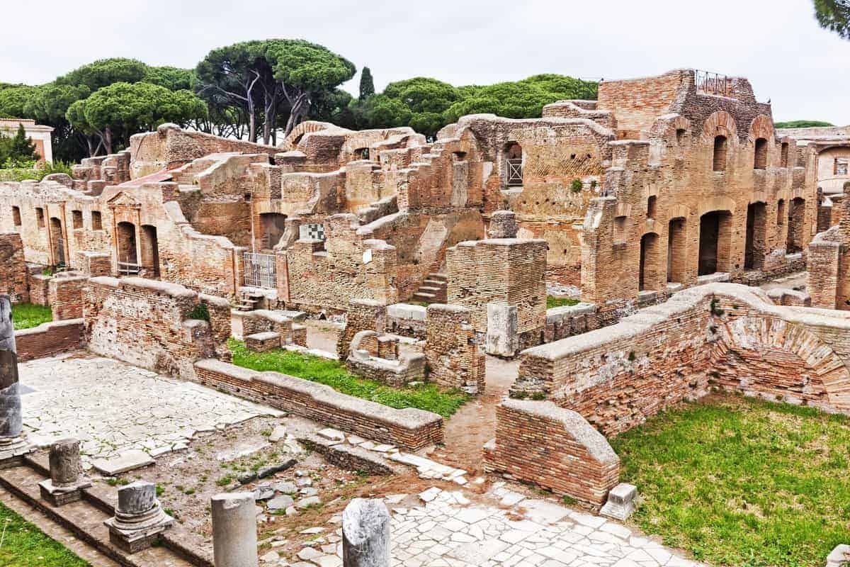 Parco archeologico di Ostia: droni al lavoro