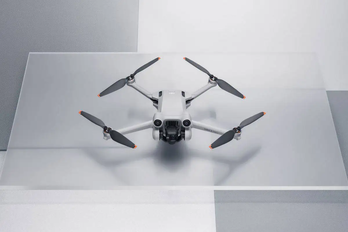 DJI Mini 3 senza sistema di anticollisione