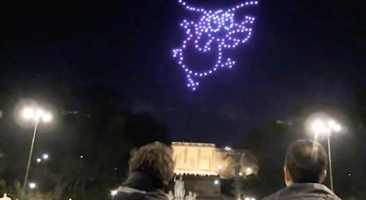 Droni luminosi nei cieli di Roma per Cartoon Network