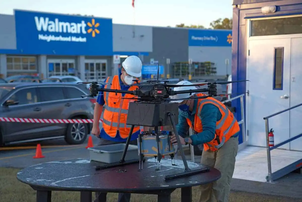 Consegne Walmart con droni
