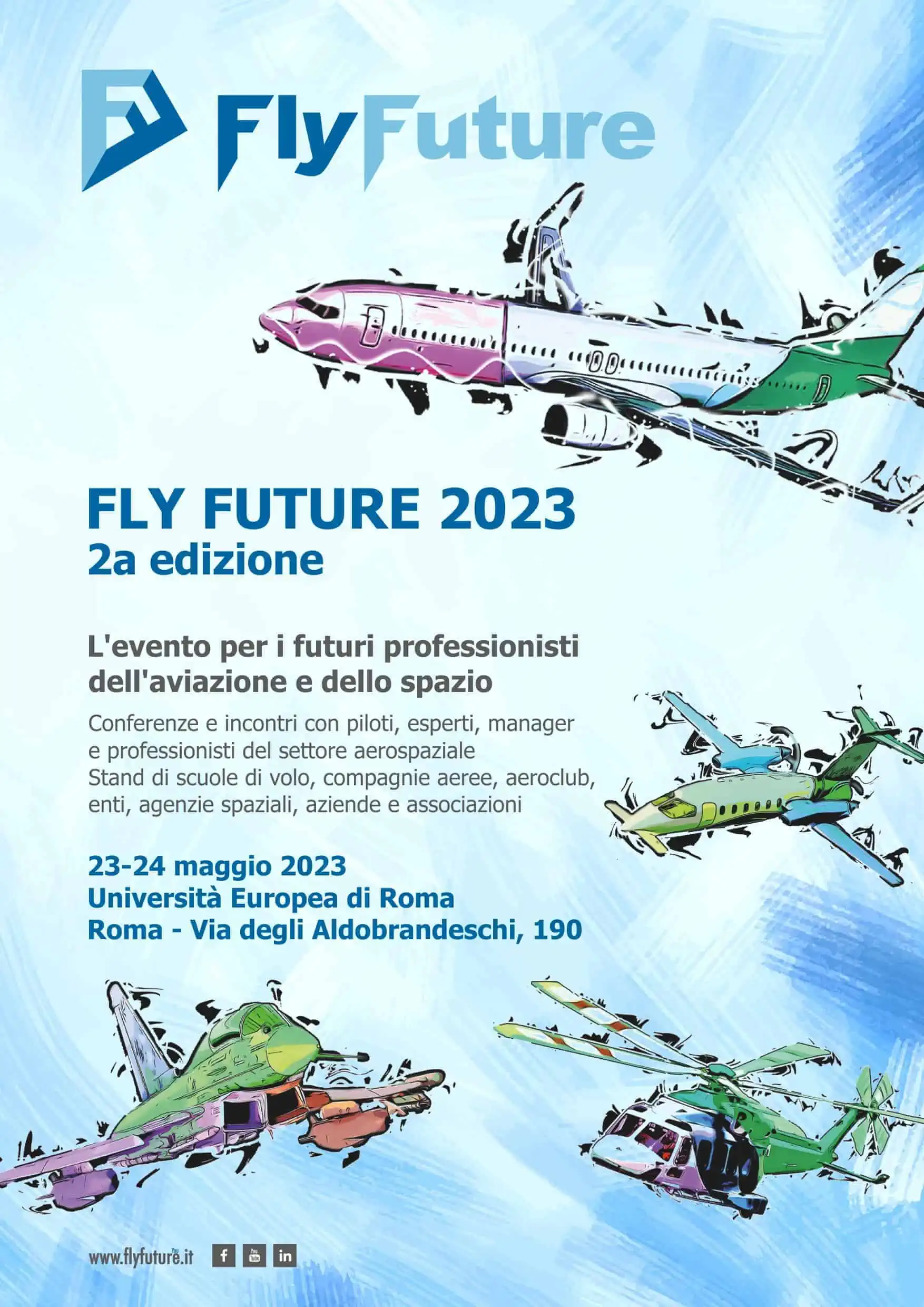 Fly Future 2023, aviazione e spazio
