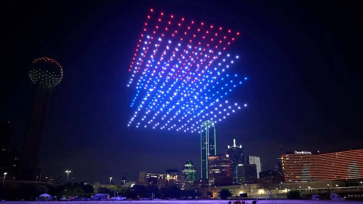 Spettacoli di luce: in arrivo un nuovo drone