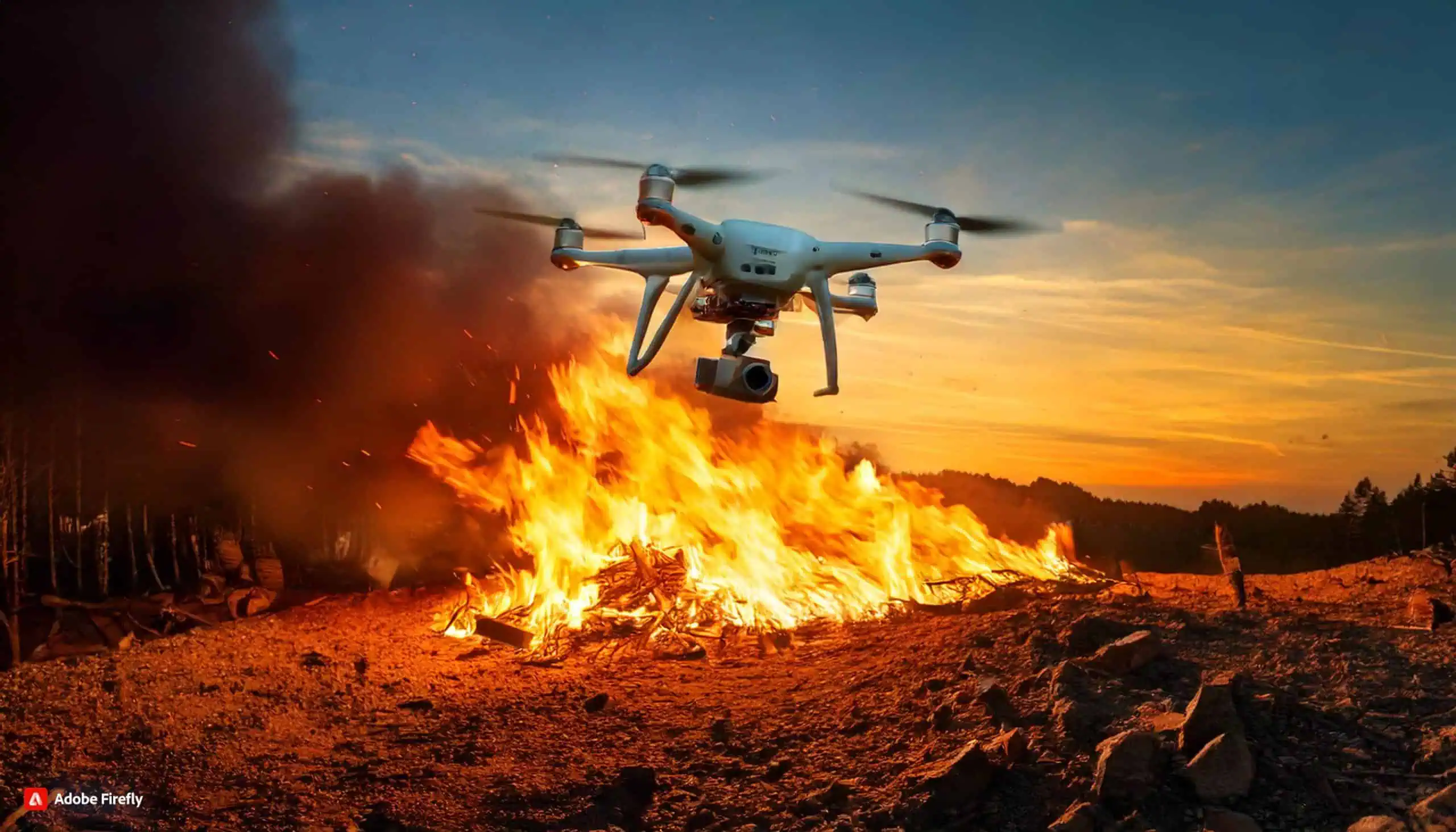 Incendio Los Angeles: drone colpisce un canadair
