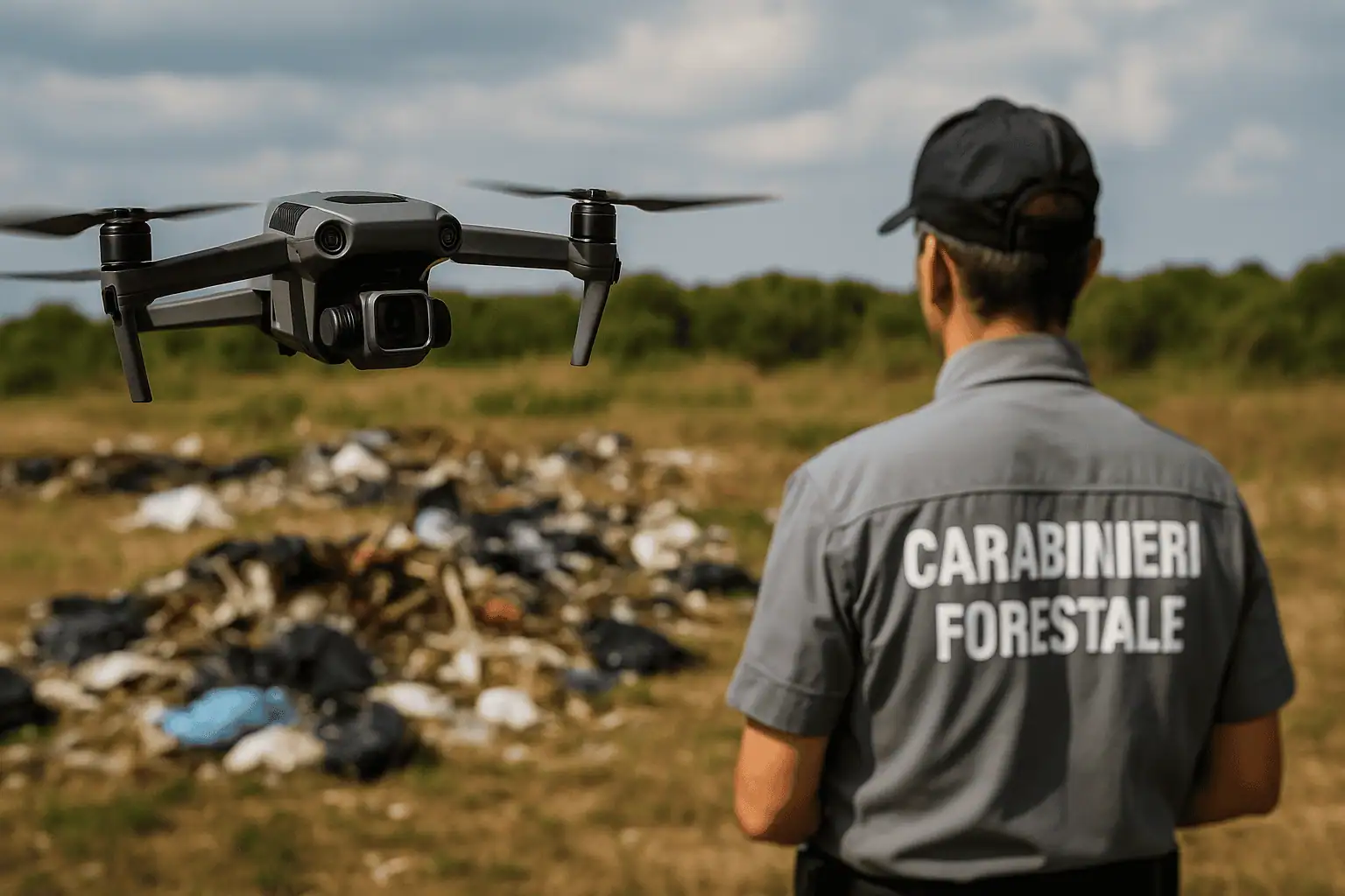 Puglia: Droni dei Carabinieri Forestali contro discariche e rifiuti illegali | Drone Blog News