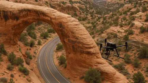 Monitoraggio degli archi antichi nello Utah con droni e tecnologia LiDAR
