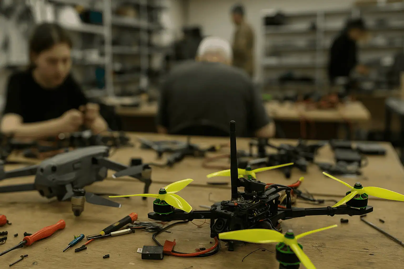Inside a Drone Factory: il cuore tecnologico della resistenza ucraina