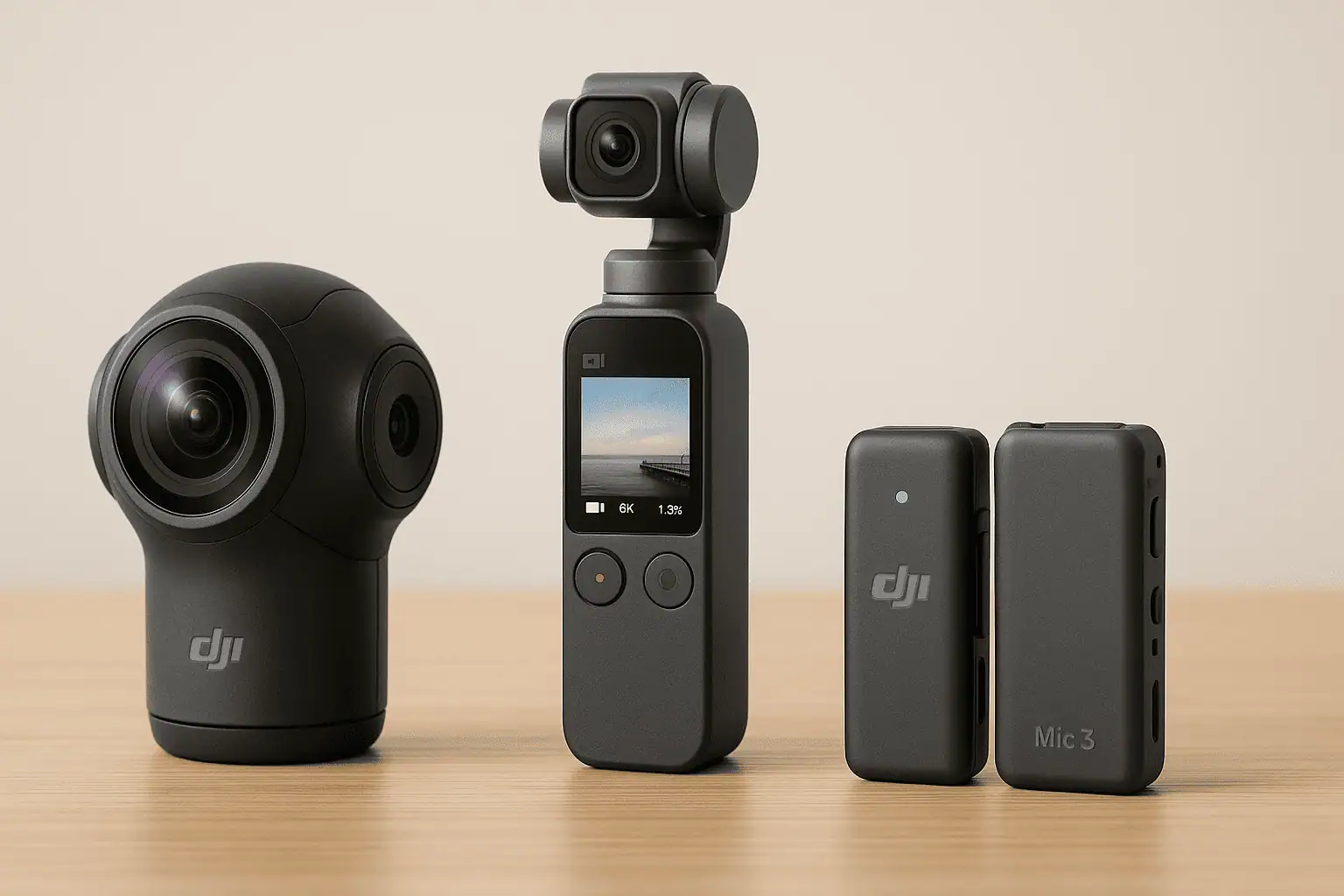 Le Ultime Novità DJI, in arrivo Osmo 360, Osmo Nano e Mic 3