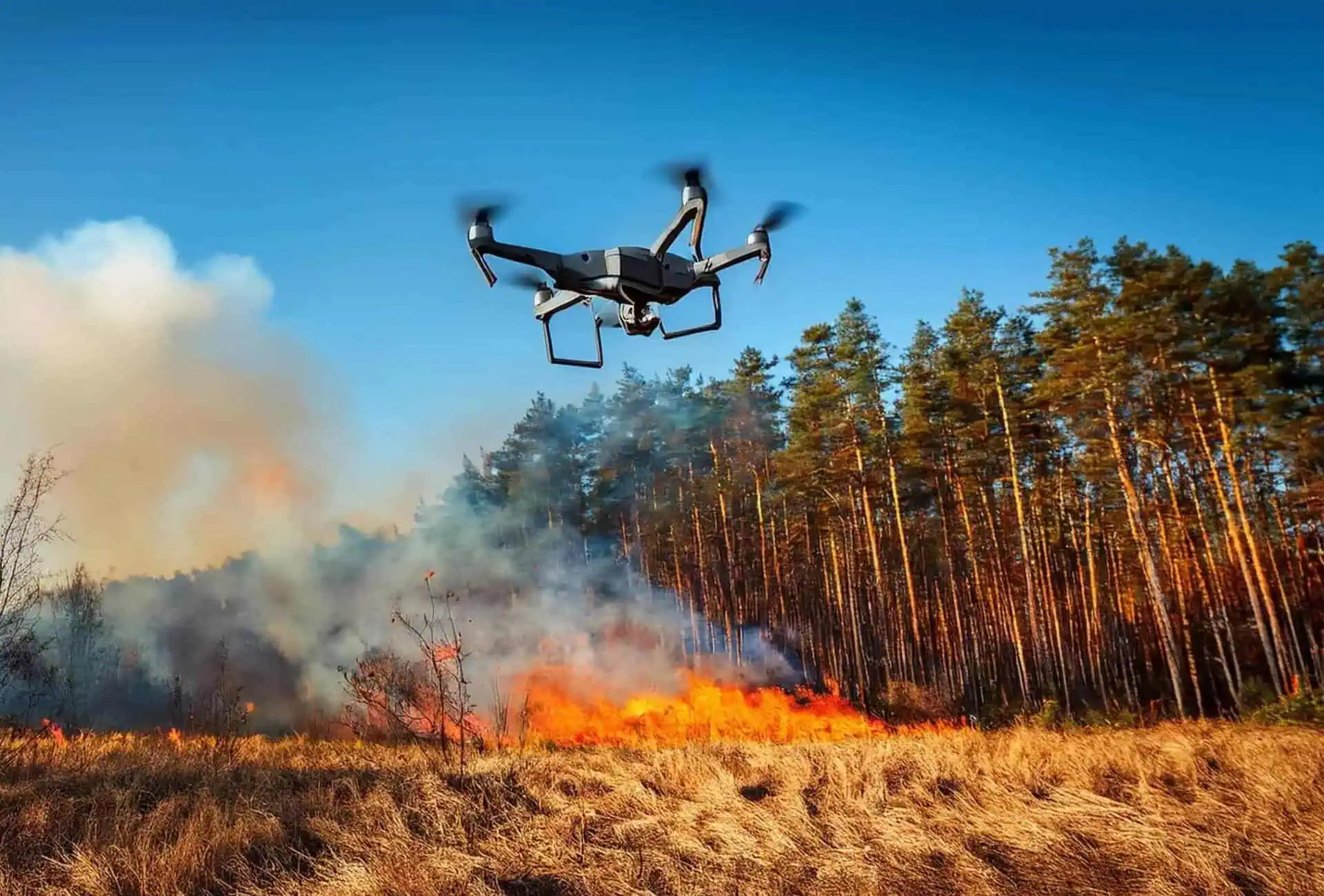 Cresce in Italia l’impiego dei droni per la lotta agli incendi boschivi