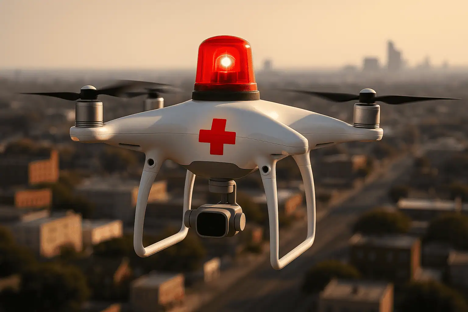 Texas, droni come primi soccorritori: Laredo usa UAV per overdose e emergenze con Narcan