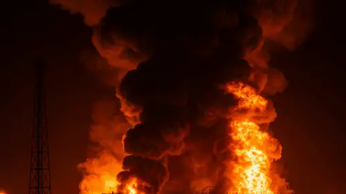 Enorme incendio a Sochi: deposito petrolifero colpito da drone ucraino