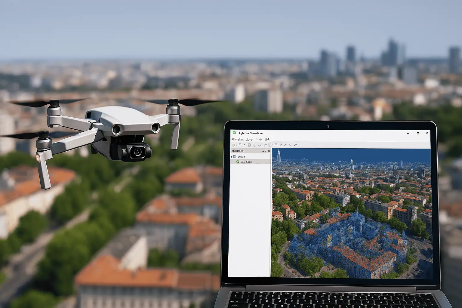 Fotogrammetria con droni: cosa puoi fare oggi con Agisoft Metashape