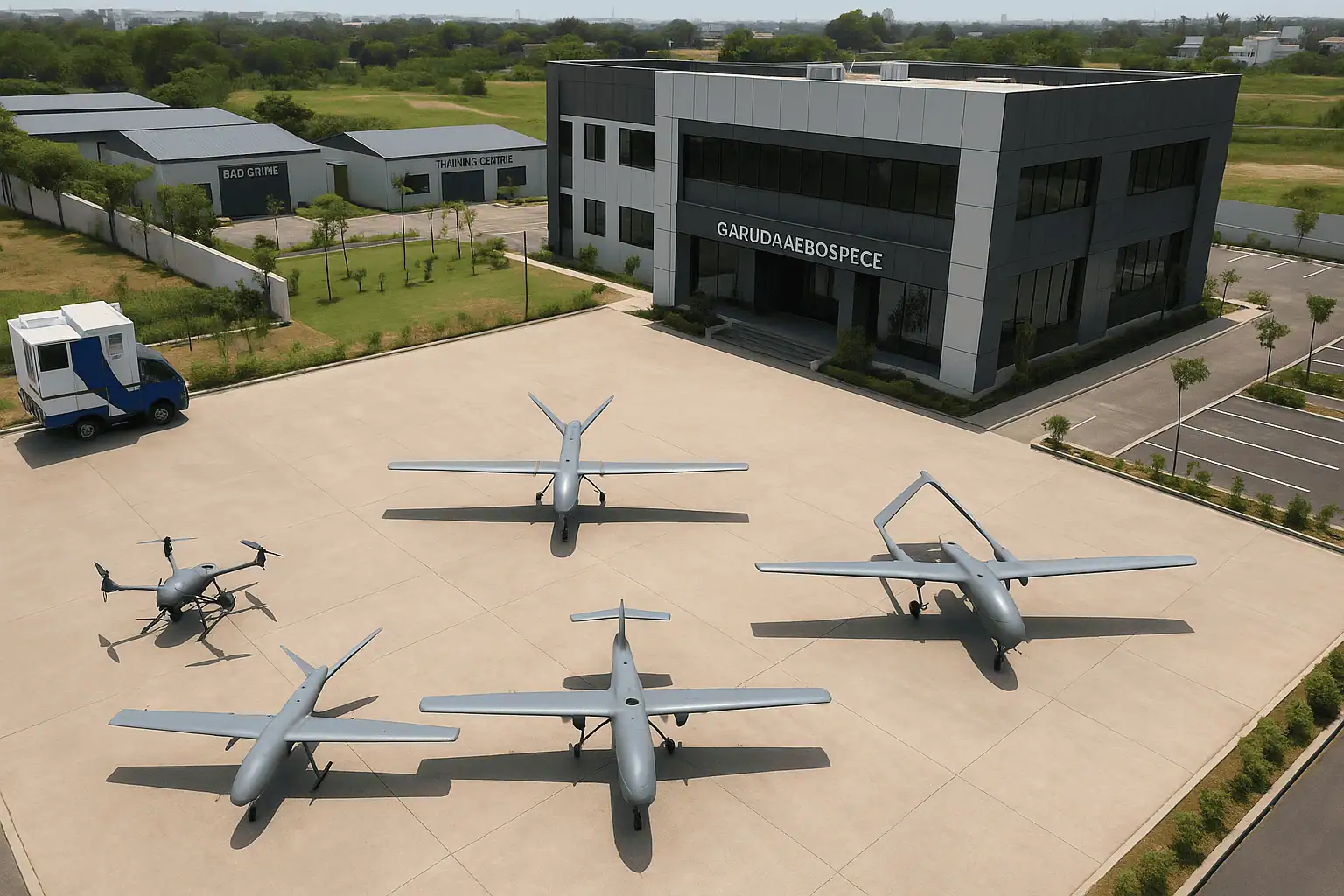 Garuda Aerospace inaugura nuovo centro a Chennai con cinque droni difensivi avanzati