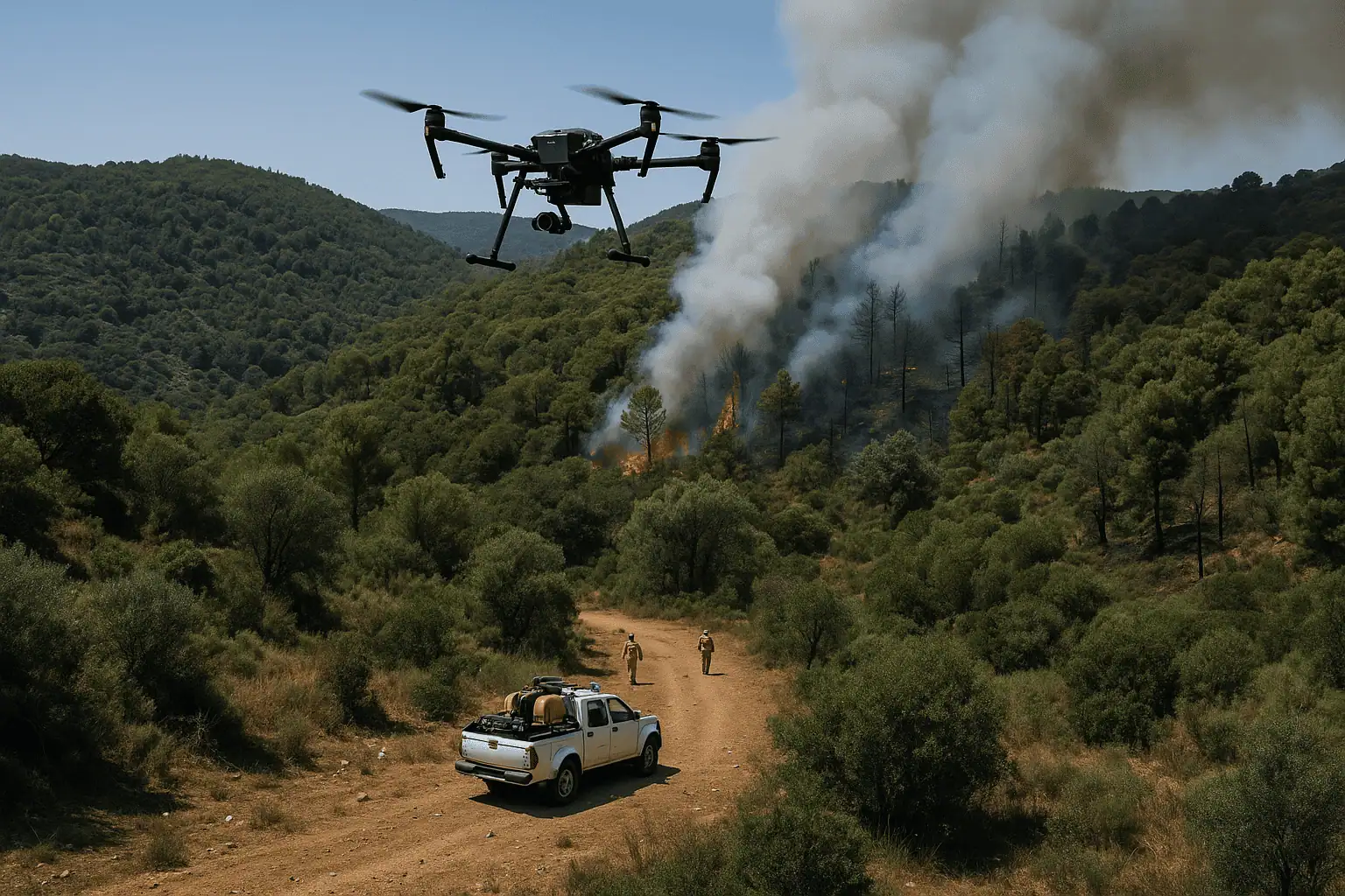 Droni in Calabria: arrestati due piromani a Gallico grazie alla sorveglianza aerea