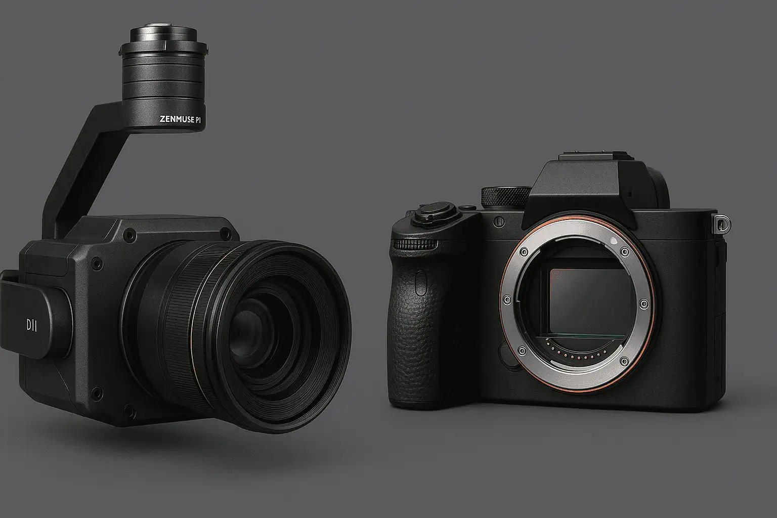 DJI Zenmuse P1 vs camere full-frame concorrenti: quale per fotogrammetria
