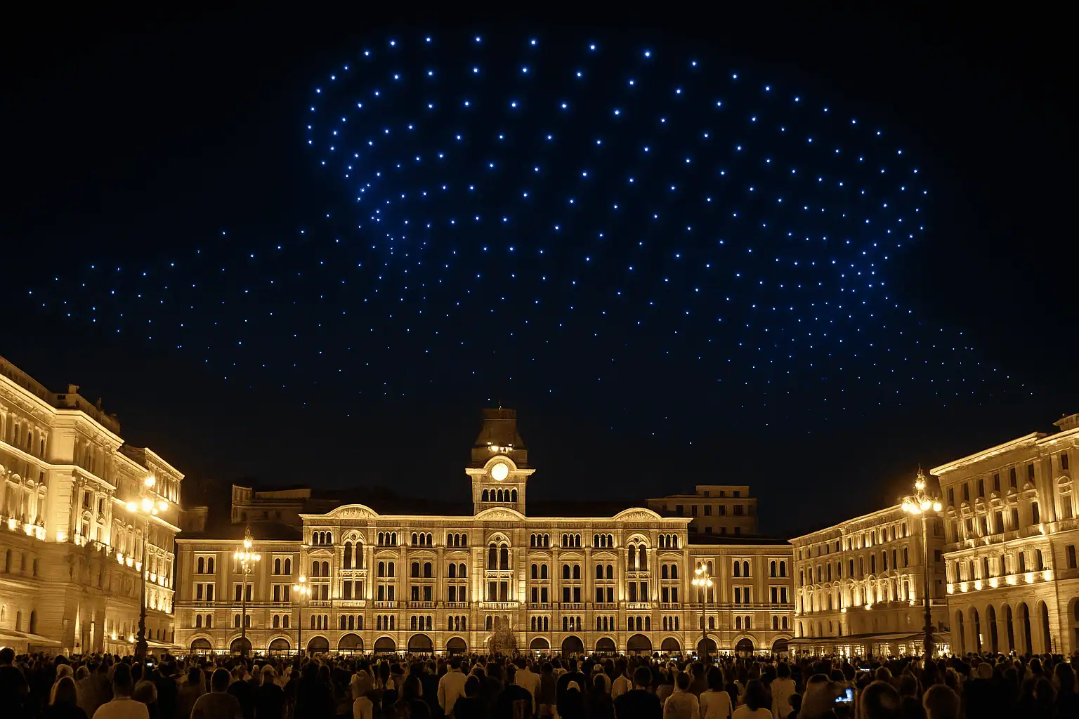 Trieste Drone Show: ordinanze di viabilità per lo spettacolo di luci con droni