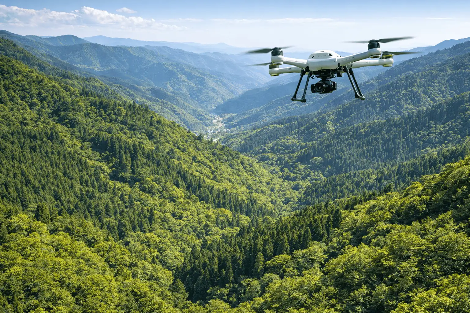 Sompo Japan lancia un servizio di ricerca forestale con droni: innovazione tecnologica per la gestione dei boschi in Giappone