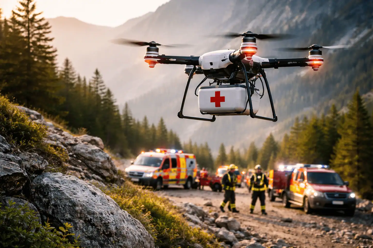 Droni per le emergenze: rapidità di intervento e soccorsi più veloci nelle zone difficili