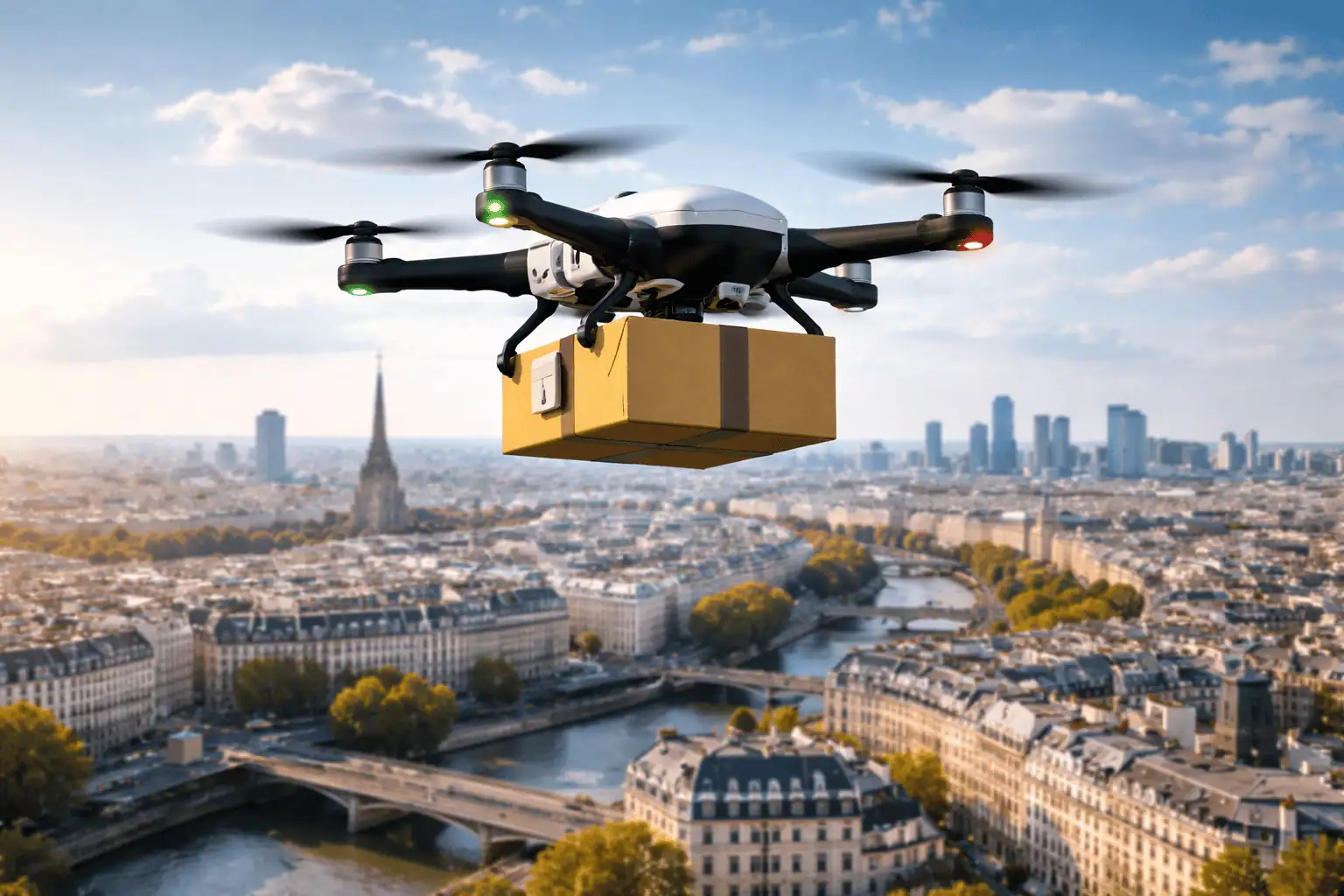 Droni nelle città: concessa la prima autorizzazione SAIL III per consegne automatiche tra hub urbani e ospedali